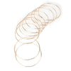 10pcs 6''Dream Catcher Dreamcatcher Rings DIY Hoops Ring Macrame Craft Hoop Gold