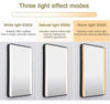 Modern Illuminated Bathroom Mirror With LED Light Demister Pad Touch Switch