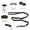 Adjustable Handsfree Hands Free Dog Running Jogging Waist Belt Lead Leash UK