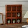Wall Mounted Storage Cabinet Wooden Cupboard Display Shelf Desktop Organiser Box
