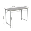 100 x 50 x 75 cm Modern Simple Office Computer Desk Writing Table Easy Assembly