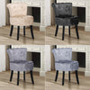 Dressing Table Stool Crushed Velvet Bedroom Vanity Chair Small Guest Bedroom