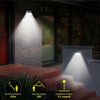 4x Solar Wall Light PIR Motion Sensor 118LED Outdoor Garden Security Street Lamp