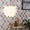 Modern White Geometric Style Funky Ceiling Pendant Light Shade Fitting Lights