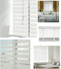Faux Wood Window Venetian Blinds Blind 50mm Slats Trimmable Tape / String Design