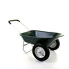 2 Wheel Wheelbarrow Large Heavy Duty Garden Plastic Wheel Barrow Cart 150KG 80L