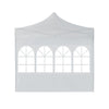 Heavy Duty Steel Frame Gazebo w/Sides Waterproof Party Tent Marquee 3x3m 3 Color