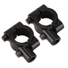 2pcs Universal Rear View/Side Wing Black Motorcycle Scooter Mirrors Motorbike UK