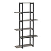 6 Tier Modern Bookshelf Storage Shelf Ladder Stand Bookcase Plant Display Unit