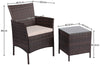 Rattan Garden Furniture Set 3 Piece Chairs Sofa Table Outdoor Patio Conservatory