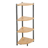 4 Tier Corner Shelf Ladder Shelving Unit Display Bookcase Bookshelf Storage Rack