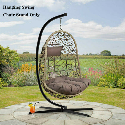 Cocoon Egg Hanging Swing Chair Stand Hammock Frame Garden Furniture In & Outdoor