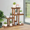 Small Medium Potted Holder Wood Plant Stand Indoor Outdoor Multiple Flower Rack