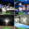 4x Solar Wall Light PIR Motion Sensor 118LED Outdoor Garden Security Street Lamp