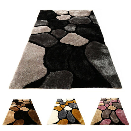 Stylish Shaggy Rug Long Pile Fluffy Carpet Living Room Bedroom Decor