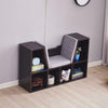 Bookcase Storage Reading Seat Unit Kids Adults Six Cubes Organiser Relaxation