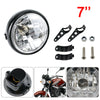 7" Universal Motorcycle Motorbike Headlight LED Front Light Headlamp + Bracket