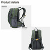 UK Waterproof 40L Backpack Rucksack Hiking Camping Trekking Bag Laptop Bag Black