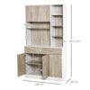 Kitchen Buffet Hutch Multi Storage Cupboard Cabinet Server Sideboard w/ Drawers