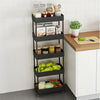 Narrow Slim Kitchen Storage Trolley Fruit Vegetable Gap Rack Basket Shelf Cart