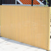 Natural PVC Slat Bamboo Garden Screening Fencing Fence Privacy Screen Panel 3/5M