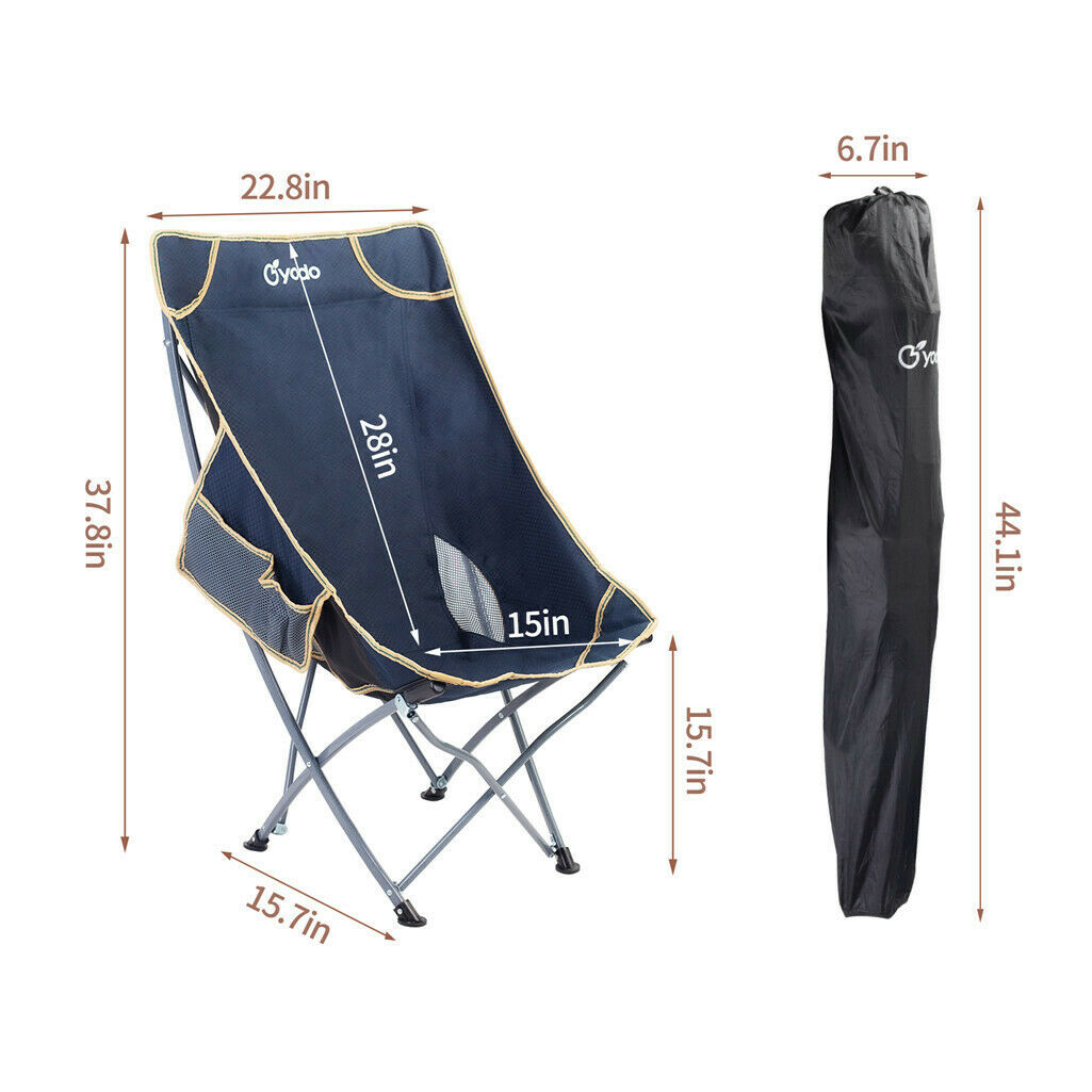 Ultralight Folding Fishing Chair, Portable Outdoor Camping Travel