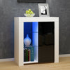 Modern Cabinet Cupboard sideboard - Matt Body and High Gloss Doors + LED Light