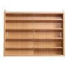 5 Tier Wall Display Cabinet Modern Storage Shelves Glass Case Collectibles Shelf