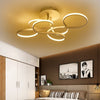 Circling LED Ceiling Light Contemporary Bedroom Kitchen Pendant Lamp Chandelier