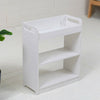 White Floating Wall Mount Bathroom Storage Rack Display Shelf Shower Caddy Unit
