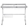 65/85CM Over Sink Rack Stainless Steel Kitchen Rack Dish Drain Drying Rack Shelf