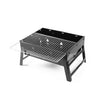 BBQ Barbecue Black Grill Folding Travel Picnic Light Outdoor Portable Charcoal