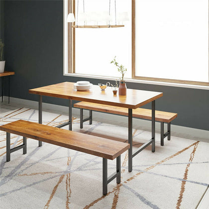 2x Heavy Duty Metal/Black Table Leg Bench Coffee Table Furniture Feet Industrial