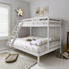 Triple Bed Bunk Bed in White Double & Single Kids Kent