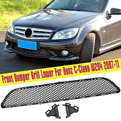 FOR MERCEDES C-CLASS W204 2007-2011 NEW FRONT BUMPER CENTER LOWER GRILLE GRILL