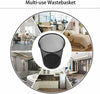 Metal Mesh Black Wire Bin Rubbish Paper Waste Home Office Bedroom Lightweight UK