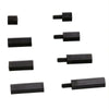 260pcs M3 Spacer Nylon Black Hex Screw Nut Standoff PCB Assortment Box Kit