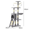 Cat Tree Scratching Post Activity Centre Sisal Bed Toys Climbing Scratcher Tower