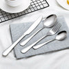 24PCS Stainless Steel Cutlery Sets Tableware Dining Kitchen Fork Spoons Boxed