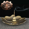 Incense Stick Holder Round Plate Buddhism Insense Ash Catcher Joss Cone Insence