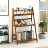 3 Tier Ladder Shelf Plant Stand Folding Flower Pot Rack Home Storage Display