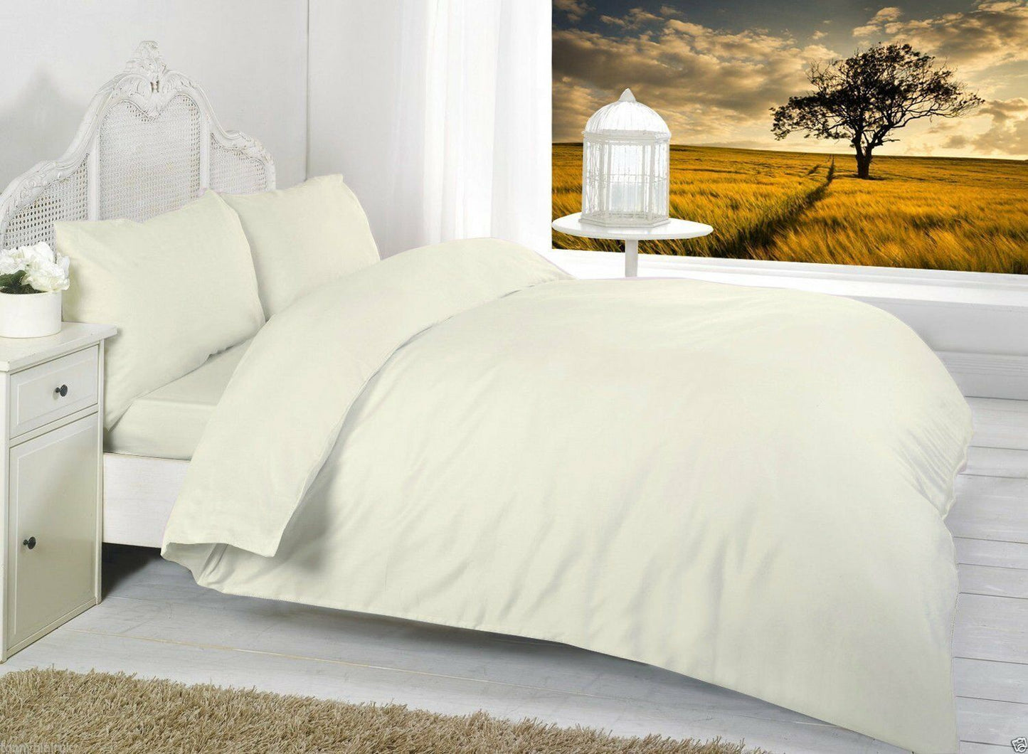 Luxury Duvet Quilt Cover Sets Cotton Blend King Double Single Super 40% off RRP
