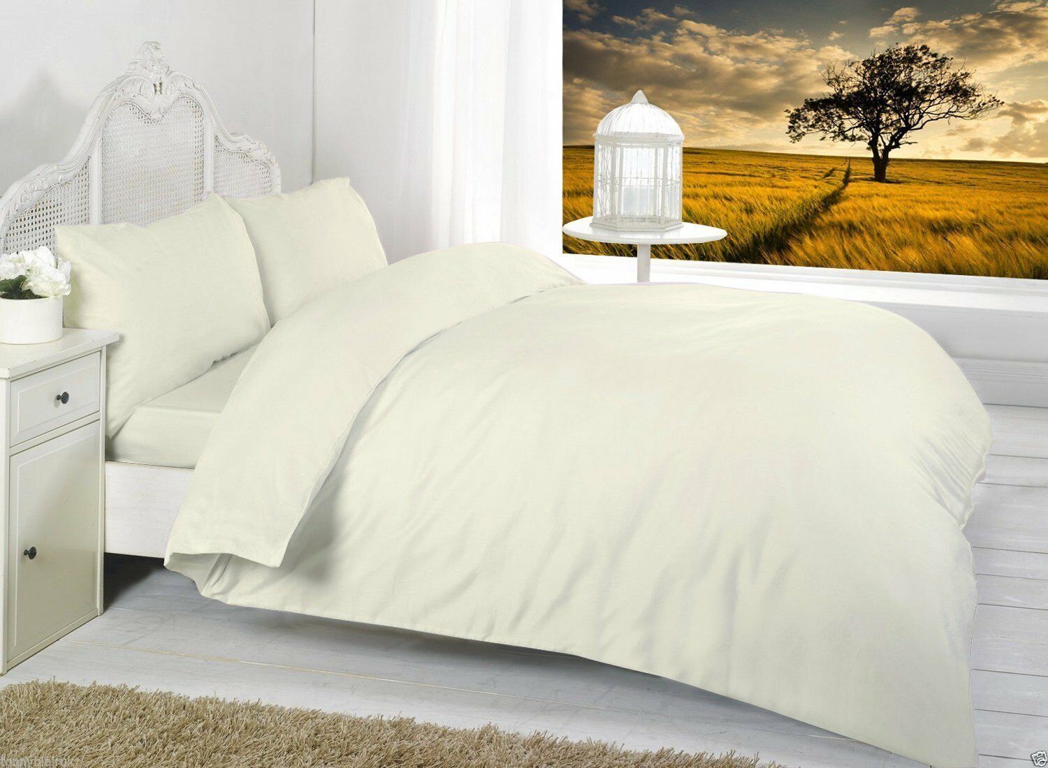 Luxury Duvet Quilt Cover Sets Cotton Blend King Double Single Super 40% off RRP