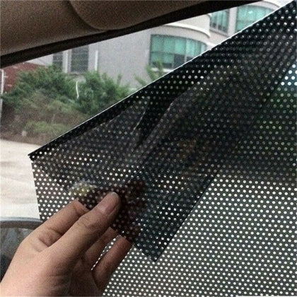 2x Car Auto Side Window Mesh Film Windshield Net Sun shade Sticker UV Protection