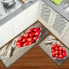 New 3D Non Slip Mat Machine Washable Kitchen Rug Entrance hall back Fruit mats