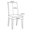 Stretch Dining Chair Covers Slipcovers Wedding Home Decor Seat Covers 1/2/3/4PCS