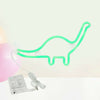 1PC LED Neon Sign Night Light Dinosaur Shaped Modeling Light for Office Bedroom