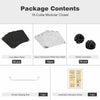 16 Cube Modular DIY Plastic Wardrobe Cupboard Cabinet Organizer Storage Shelves