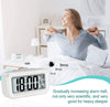 Alarm Snooze Home Desk Clock Smart Night Light Thermometer Digital LED Display