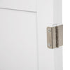 Bathroom Cabinet Cupboard Storage w/ Drawer Shelves Free Standing Unit MDF White